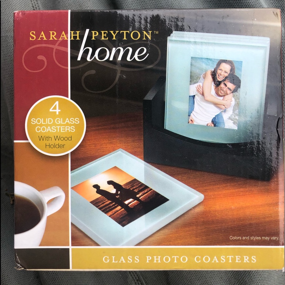 Photo glass coasters